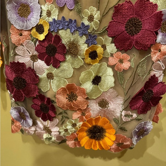 Fashion Nova Multicolor Floral Embroidered Dress - Picture 5 of 11